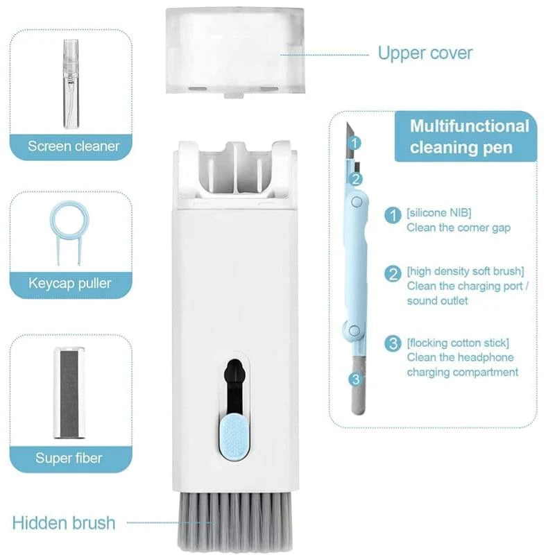 7-in-1 Tech Cleaning Kit For Screens, Keyboards, and Airpods